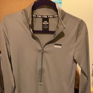 VS pink half zip top